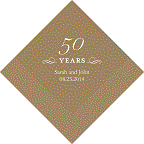 Design your own personalized Wedding Anniversary Napkins