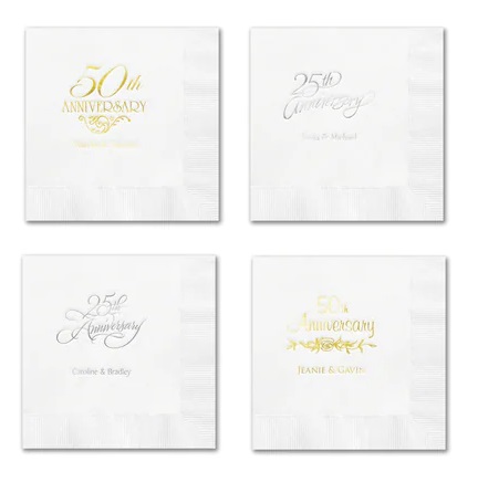 Anniversary Napkins